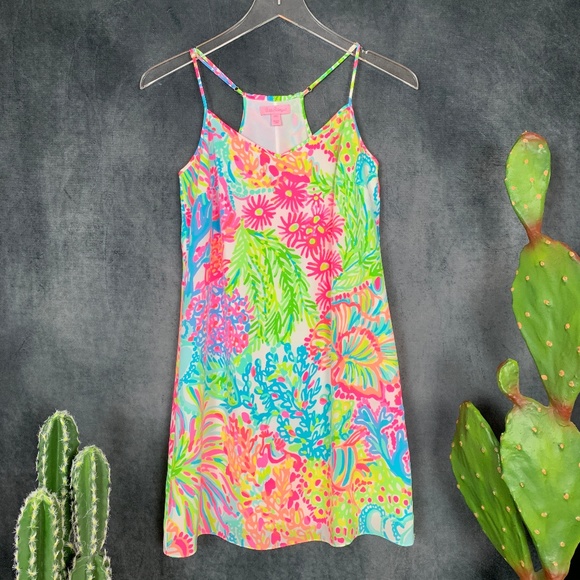 Lilly Pulitzer Dresses & Skirts - Lilly Pulitzer Dusk Silk Slip Dress Lover's Coral
